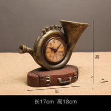 Load image into Gallery viewer, Vintage Violin Clock
